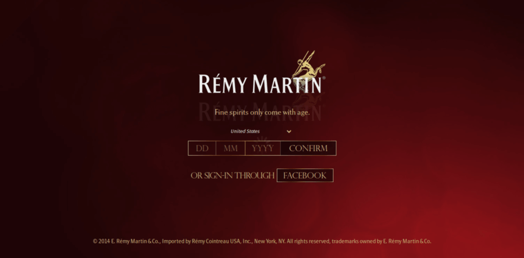 Home page of #9 Leading VS Cognac Label: Remy Martin VS