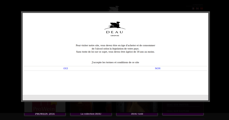 Home page of #8 Leading VS Cognac Label: Deau VS Cognac