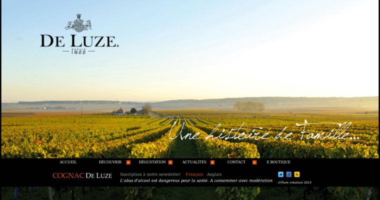 Home page of #2 Top VS Cognac Label: Luze Alfred VS Cognac