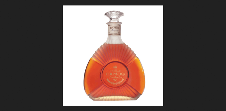 Bottle page of #6 Top XO Cognac Label: Camus Cognac XO Borderies