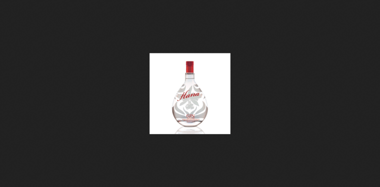 Bottle page of #1 Best Gin Brand: Hana Gin