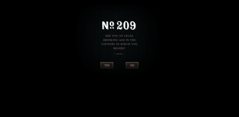 Home page of #10 Leading Gin Label: No. 209 Gin
