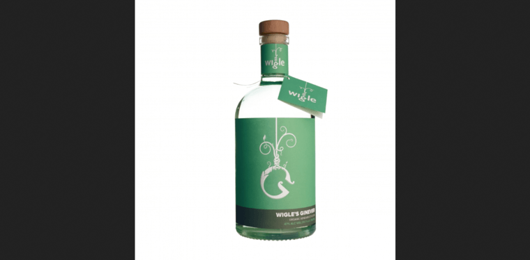 Bottle page of #10 Leading Jenever Gin Brand: Wigle Ginever Gin