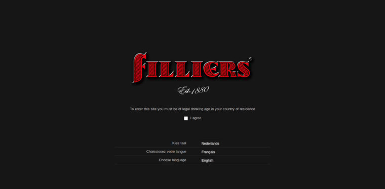 Home page of #8 Best Jenever Gin Label: Filliers No. 28 Dry Gin