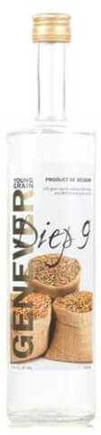  Top Jenever Gin Label Logo: Diep 9 Young Grain Genever Gin