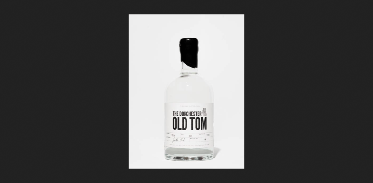 Bottle page of #1 Leading Old Tom Gin Label: The Dorchester Old Tom Gin