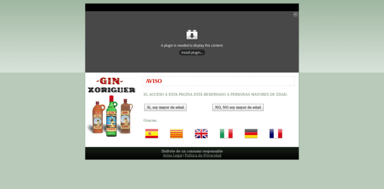 Home page of #4 Best Old Tom Gin Label: Xoriguer