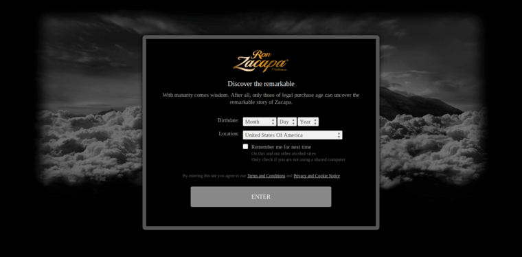 Home page of #1 Top Rum Label: Ron Zacapa Rum