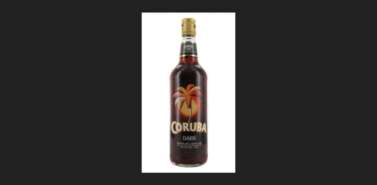 Bottle page of #9 Top Dark Rum Label: Coruba Dark