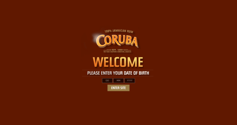 History page of #9 Top Dark Rum Label: Coruba Dark
