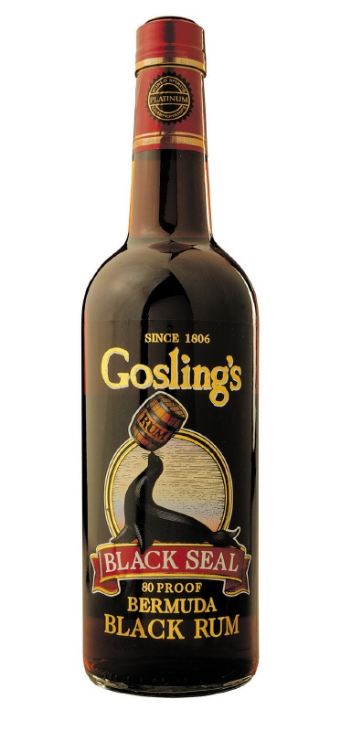  Top Dark Rum Label Logo: Gosling's Black Seal