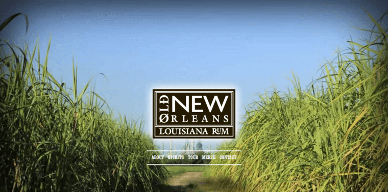 Home page of #5 Best Dark Rum Label: Old New Orleans Amber Rum