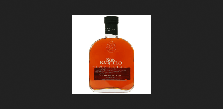 Bottle page of #3 Leading Dark Rum Label: Ron Barcelo Imperial Rum