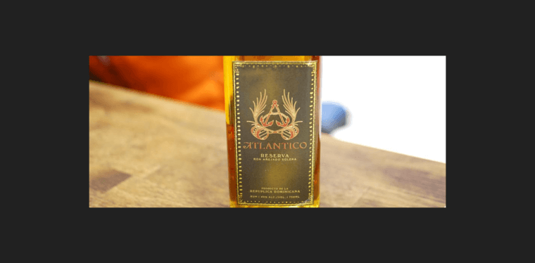 Bottle page of #1 Leading Gold Rum Label: Atlantico Reserva