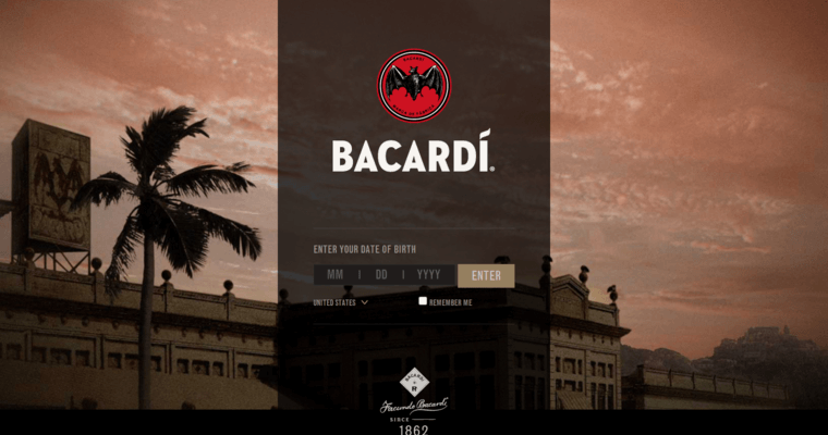 Home page of #9 Top Silver Rum Brand: Bacardi silver
