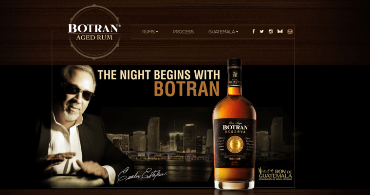 Rums page of #10 Top Silver Rum Label: Botran Reserva Blanca