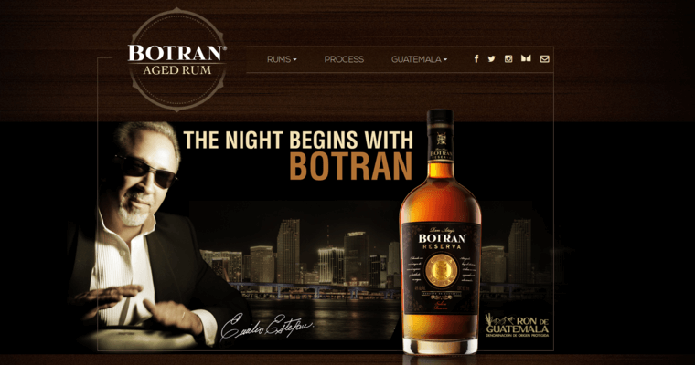 Rums page of #10 Leading Silver Rum Label: Botran Reserva Blanca