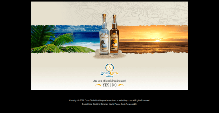 Home page of #2 Leading Spiced Rum Label: Siesta Key Spiced Rum
