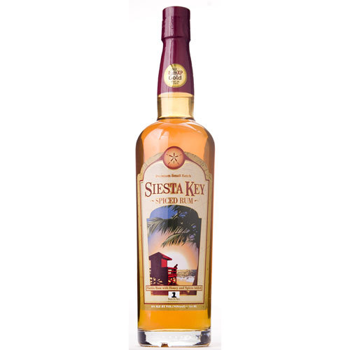  Leading Spiced Rum Label Logo: Siesta Key Spiced Rum