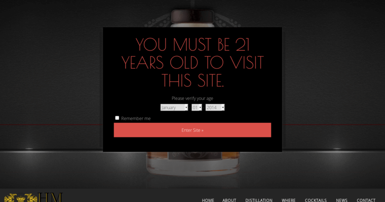 Home page of #3 Leading Scotch Whiskey Label: HM the King Scotch Whiskey