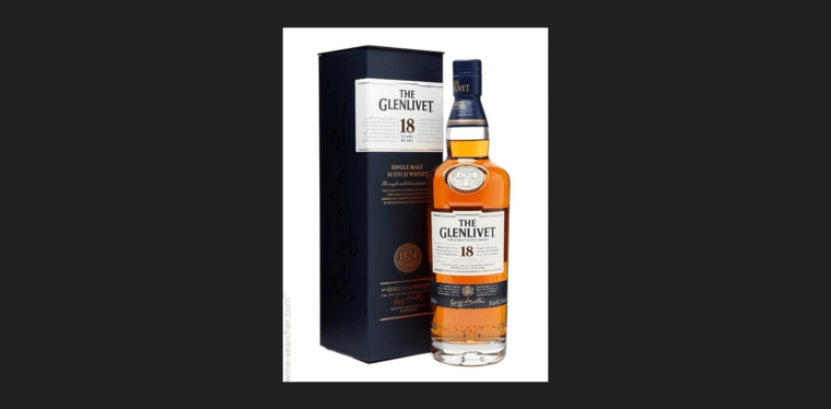 Bottle page of #6 Leading Single Malt Scotch Brand: The Glenlivet 18