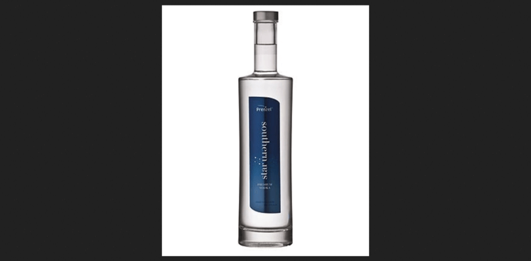 Bottle page of #3 Best Grain Vodka Label: Prenzel Southern Star Vodka