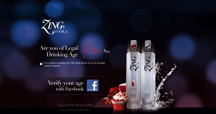 News page of #5 Top Grain Vodka Label: Zing Premium Vodka