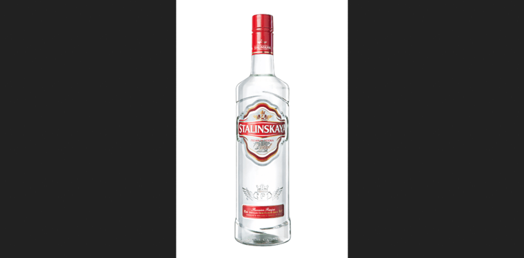 Bottle page of #9 Top Grain Vodka Label: Stalinskaya Vodka