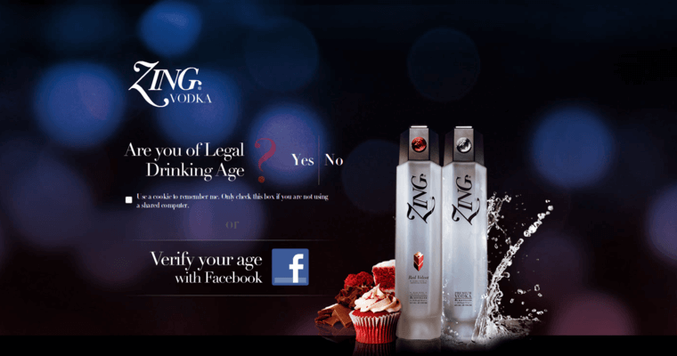 Home page of #5 Best Grain Vodka Label: Zing Premium Vodka