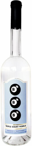  Top Grain Vodka Label Logo: Triple Eight Vodka