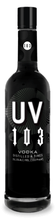  Best Grain Vodka Label Logo: UV 103pf Vodka