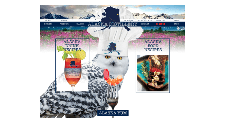 Cocktails page of #6 Leading Potato Vodka Brand: Permafrost Alaska Vodka